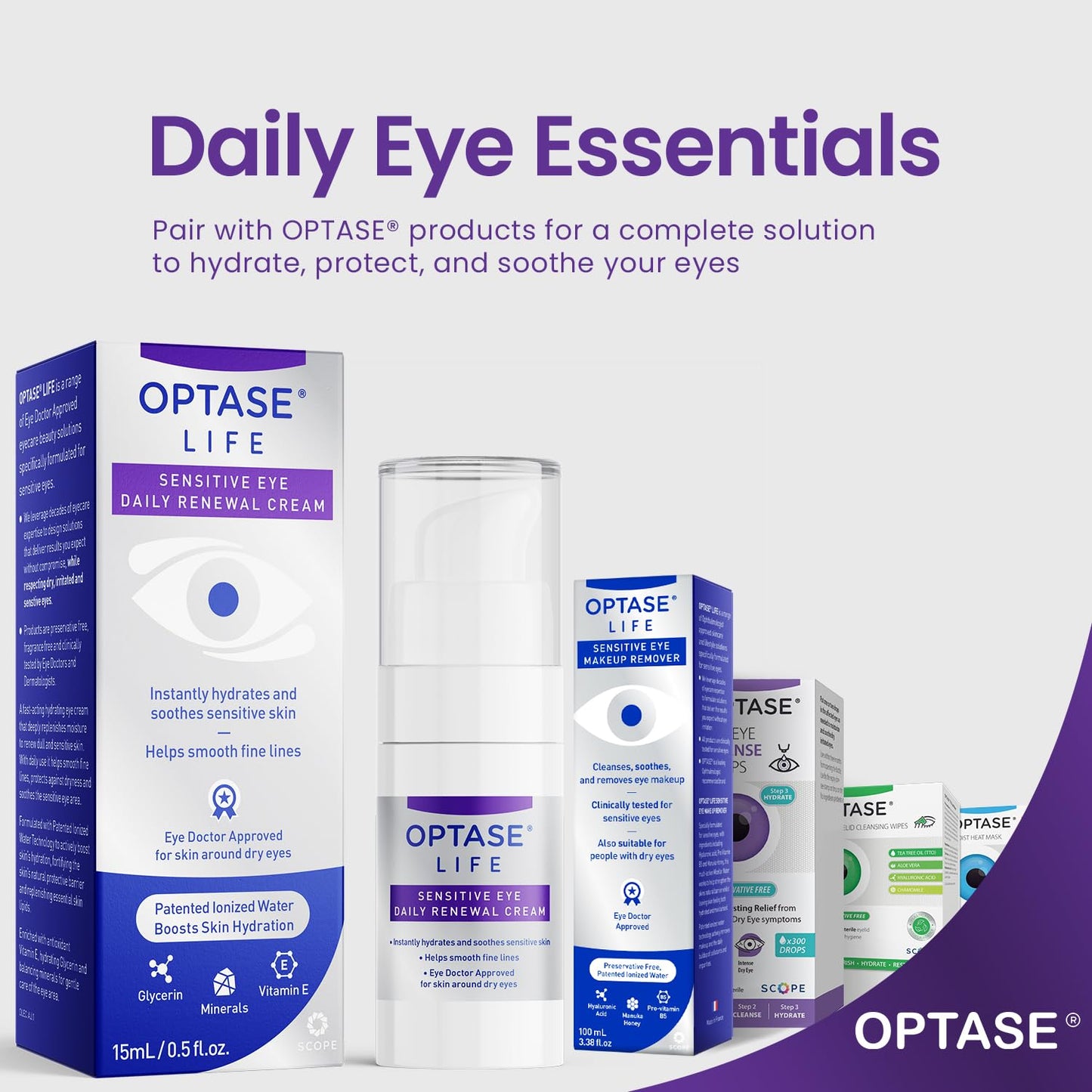 OPTASE® LIFE Sensitive Eye Daily Renewal Cream