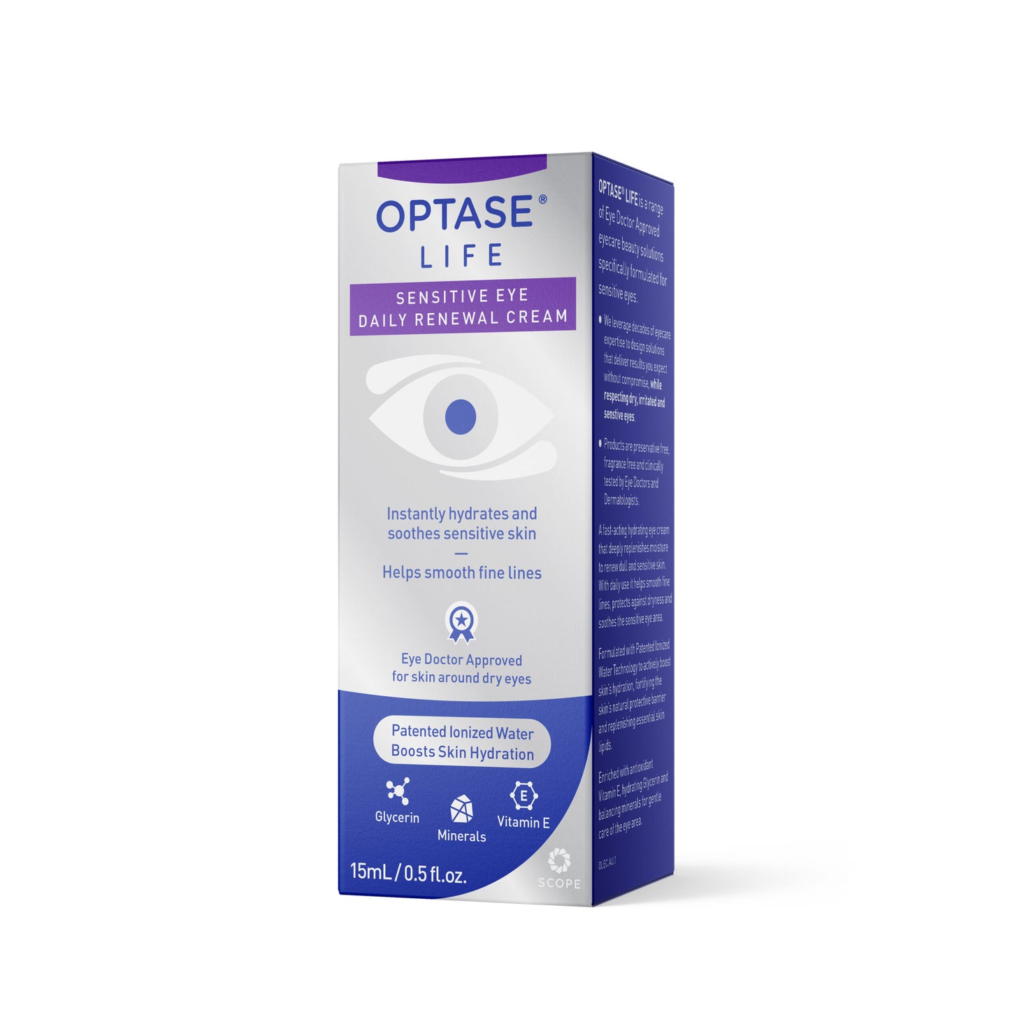 OPTASE® LIFE Sensitive Eye Daily Renewal Cream