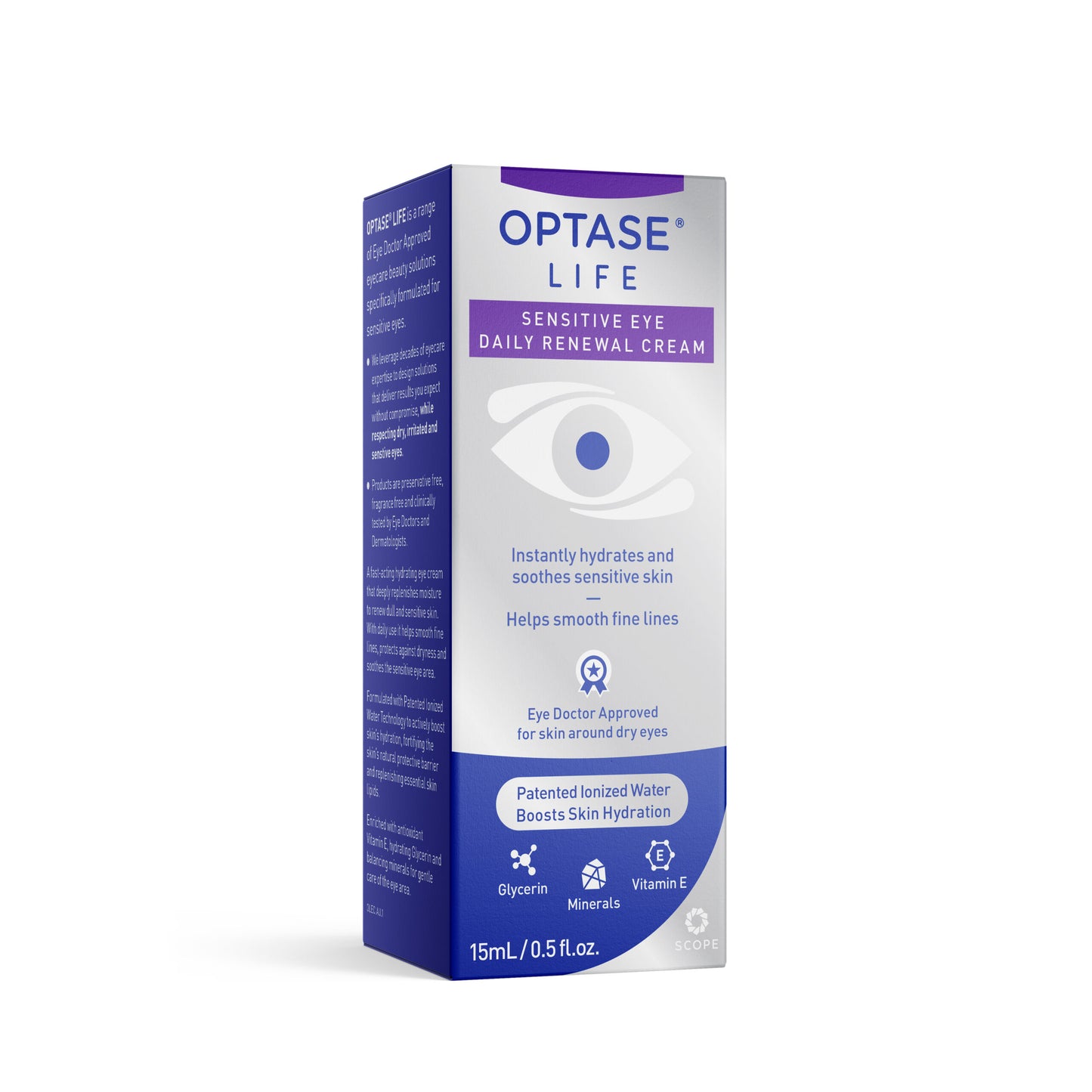 OPTASE® LIFE Sensitive Eye Daily Renewal Cream